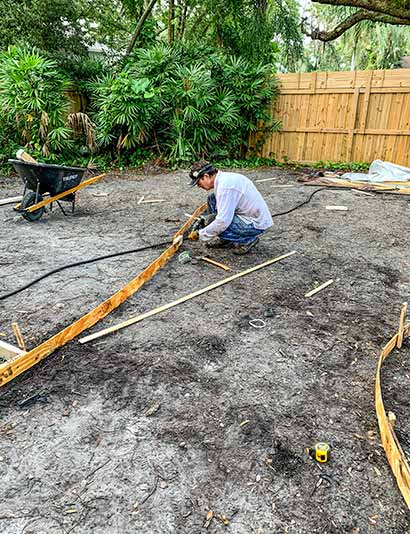backyard decking