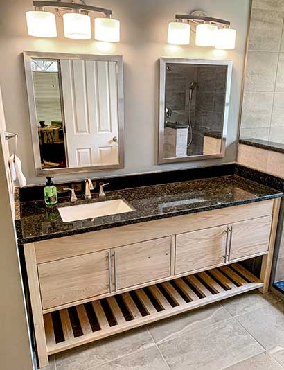 bathroom vanity installation